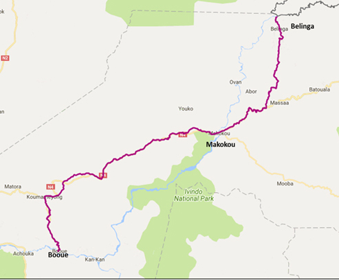  Pre-feasibility report for Standard Gauge proposed Railway Project from Booue to Belinga via Makakou in Gabon, Africa