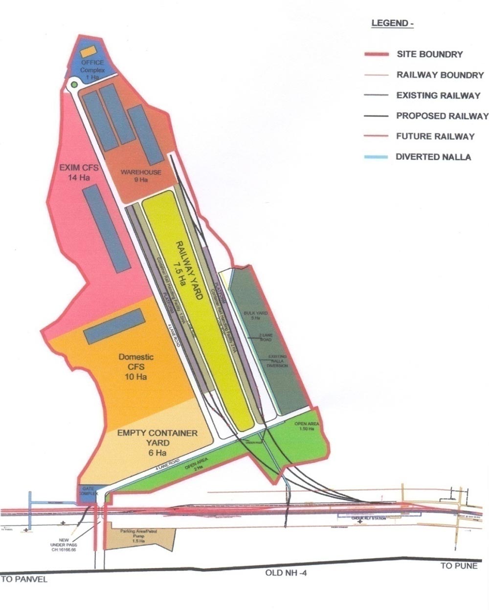 Master Plan for Peninsular Logistic Hub along Mumbai-Pune Highway at Chowk