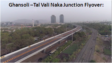 Flyovers at Thane Belapur Road, Navi Mumbai